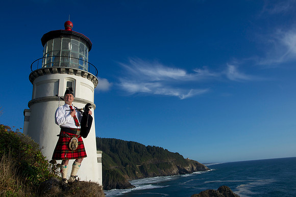 Piper at Heceta Lighthouse