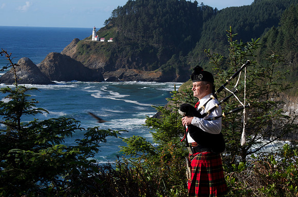 Piper on Heceta Head