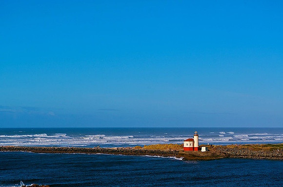 Bandon Lighthouse and Beach
